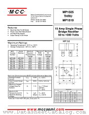 MP158 datasheet pdf Micro Commercial Components