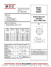 RA352 datasheet pdf Micro Commercial Components