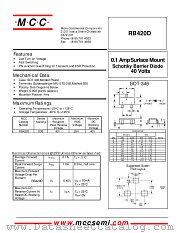 RB420D datasheet pdf Micro Commercial Components