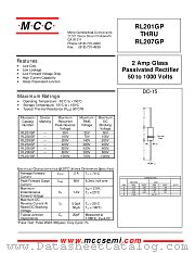 RL206GP datasheet pdf Micro Commercial Components