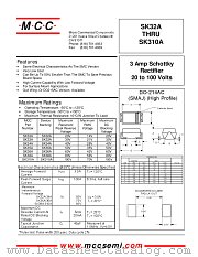 SK32A datasheet pdf Micro Commercial Components