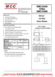 SMCJ5370 datasheet pdf Micro Commercial Components