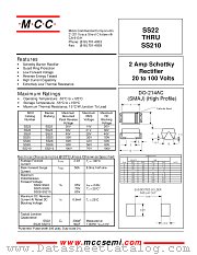 SS210 datasheet pdf Micro Commercial Components