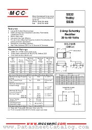 SS32 datasheet pdf Micro Commercial Components