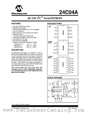 24C04A datasheet pdf Microchip