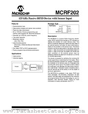 MCRF202 datasheet pdf Microchip