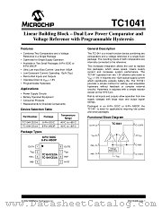TC1041 datasheet pdf Microchip