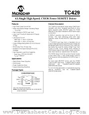 TC429 datasheet pdf Microchip