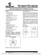 TC1047 datasheet pdf Microchip