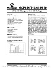 MCP616 datasheet pdf Microchip