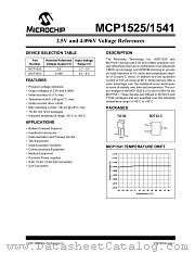 MCP1541 datasheet pdf Microchip