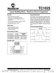TC1025 datasheet pdf Microchip