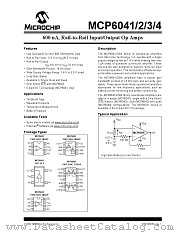 MCP6042 datasheet pdf Microchip