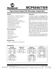 MCP6546 datasheet pdf Microchip