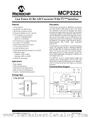 MCP3221 datasheet pdf Microchip