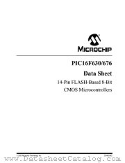 PIC16F630 datasheet pdf Microchip