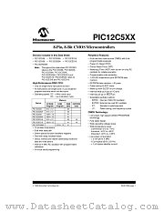 PIC12CR509A datasheet pdf Microchip