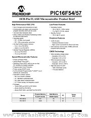PIC16C54C datasheet pdf Microchip