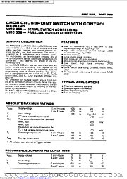 MMC356 datasheet pdf Microelectronica