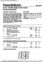 MMC4007 datasheet pdf Microelectronica
