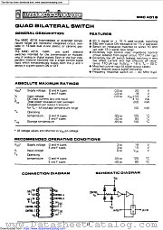 MMC4016 datasheet pdf Microelectronica