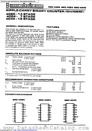 MMC4024 datasheet pdf Microelectronica