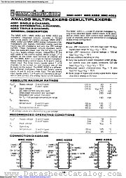 MMC4051 datasheet pdf Microelectronica