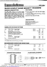 MMC4093 datasheet pdf Microelectronica