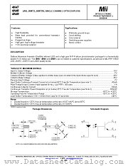 JANS4N48 datasheet pdf Micropac Industries