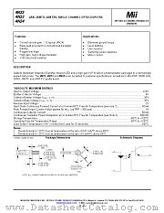 JAN4N24 datasheet pdf Micropac Industries