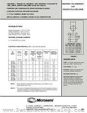 JANTXV1N943BUR-1 datasheet pdf Microsemi