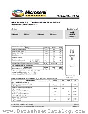 JAN2N3999 datasheet pdf Microsemi
