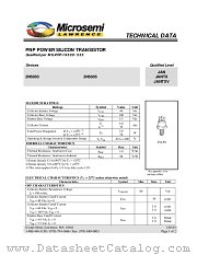 JANTX2N5005 datasheet pdf Microsemi