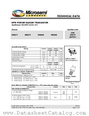 JAN2N6675 datasheet pdf Microsemi