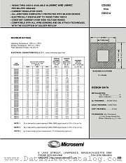 CD5291 datasheet pdf Microsemi