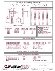 FST5040 datasheet pdf Microsemi