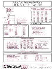 UFR3140R datasheet pdf Microsemi