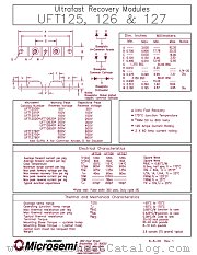 UFT12780 datasheet pdf Microsemi