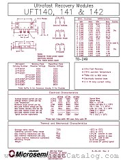 UFT14015 datasheet pdf Microsemi