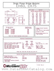 EH7502B datasheet pdf Microsemi