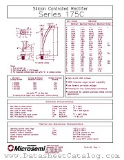 175C80B datasheet pdf Microsemi