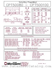 MBR50080CT datasheet pdf Microsemi