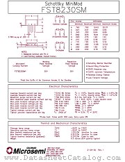 FST8230SM5 datasheet pdf Microsemi
