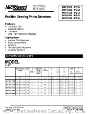 MXP1001PS/D datasheet pdf Microsemi