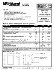 MSAHZ52F120A datasheet pdf Microsemi