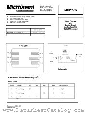 MXP6505 datasheet pdf Microsemi