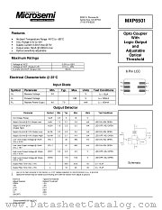 MXP6501 datasheet pdf Microsemi