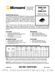 SM8LC24 datasheet pdf Microsemi