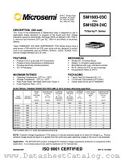 SM1612C datasheet pdf Microsemi