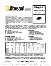 SMDA12C-4-2 datasheet pdf Microsemi